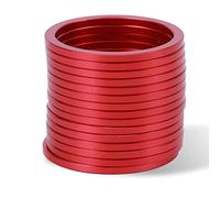 RiToEasysports Rondelle de pédalier, Joint de Support de pédalier de vélo de Route entretoise de vélo en Alliage d'aluminium appliqué à l'essieu de BB pour Ajuster Le châssis(Rouge)