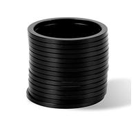 RiToEasysports Rondelle de pédalier, Joint de Support de pédalier de vélo de Route entretoise de vélo en Alliage d'aluminium appliqué à l'essieu de BB pour Ajuster Le châssis(Noir)