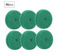 RiToEasysports Rondelles en Feutre de Piano, Pièces de Rechange Durables pour Touches de Nivellement, 90 Pièces, Rondelles D'équilibre de Clavier Vertes pour le Réglage du Piano, Fabriquées en