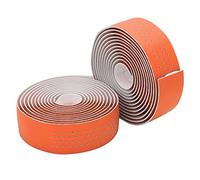 RiToEasysports Ruban de Guidon de Vélo, Antidérapant, Doux et Absorbant, Enveloppes de Guidon de Vélo de Route avec Bouchons d'extrémité et Sangles, pour le Cyclisme sur Route, Canne à Pêche, (ORANGE)