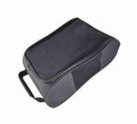 RiToEasysports Sac à Chaussures Organisateur à Glissière Respirante pour Utilisation en Plein Air du Tissu Oxford Black pour Les Amateurs de (Black)