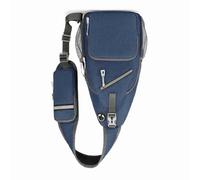 RiToEasysports Sac à Dos Sac à Dos Cross à avec Trou de Trous de Casque Brilon Réfléchissant pour Les Voyages Extérieurs Randonnée Gris foncé Gris Clair Bleu foncé Noir (Blue)