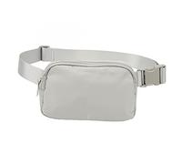 RiToEasysports Sac banane de grande capacité avec extracteur en métal, design confortable, idéal pour la course, le vélo et les voyages, Gris, Décontracté