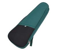 RiToEasysports Sac pour ukulélé, Série Rainbow, Imperméable, rembourré en Coton Doux, pour ukulélé de 26 ou 27 Pouces (Vert foncé et Noir