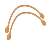 RiToEasysports Sacs en Cuir d'origine Artisanat Exquis pour Les Accessoires de Bricolage, Pratique pour Le Rangement, 2 pièces. Beige Jaune Brun Noir (Cuir supérieur en Argile)