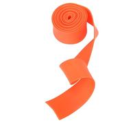 RiToEasysports Sangle de Tension élastique TPR de 2.5m, Ceinture D'entraînement de Force Extensible avec Boucles pour Yoga Pilates Fitness Femmes Filles (Bande de résistance de 5 cm, 2,5, Orange)