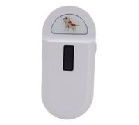 RiToEasysports Scanner à Micropuce, Scanner D'identification de Puce pour Animaux de Compagnie, Lecteur D'étiquettes d'animaux Rechargeable avec Affichage Clair pour Animaux/de Co (White)