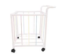 RiToEasysports STOCKAGE étouffant Efficace, Grande Cage de Zoo en Peluche avec Roues ABS MATRICAT SPEST STOCKAGE, Assemblage Facile et capacité Généreuse, Adaptée à la Salle de Jeux, à la Pépinière