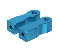 RiToEasysports Support de Servo RC en Alliage D'aluminium, Fixation du Mécanisme de Direction pour Pièces de Mise à Niveau TT01, 2 Pièces
