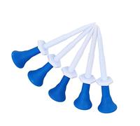 RiToEasysports Support de Tees de Golf, 5 Pièces écrou à Vis Hexagonal Réglable en Plastique avec Couvre-tête en Caoutchouc Souple, pour Hommes Femmes Enfants Accessoires D'entraînement sur