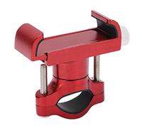 RiToEasysports Support de Téléphone de Vélo, Support Rotatif à 360 Degrés en Alliage D'aluminium Léger avec Vis en Acier Inoxydable pour Vélos Motos Scooters (Rouge)