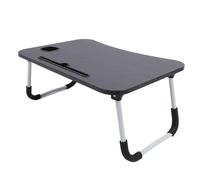 RiToEasysports Table de Lit Réglable, Plateau de Bureau de Support d'ordinateur Portable Multifonctionnel, Bureau Pliable pour Le, Dortoir avec Porte-gobelet, pour l'étude, efficacité de Travail