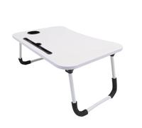RiToEasysports Table de Lit Réglable, Plateau de Bureau de Support d'ordinateur Portable Multifonctionnel, Bureau Pliable pour Le, Dortoir avec Porte-gobelet, pour l'étude, efficacité de Travail