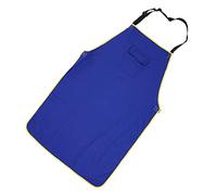 RiToEasysports Tablier de Protection de Soudeur Réglable, Tablier de Travail Bleu Ignifuge pour le Travail des Métaux