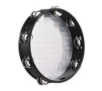 RiToEasysports Tambour à Main, Instrument de Percussion à Main en Bois de Tambourin de 8 Pouces pour Les Fêtes de Chant Dansantes et Les Jeux pour Enfants (10 Pouces)