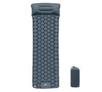 RiToEasysports Tampon d'air Gonflable, Coussin de Couchage de Camping s'auto-gonflage avec Pompe à Pied Intégrée, Matelas Portable Léger, Durable et Confortable, Inflation Compacte de 30 Secondes,