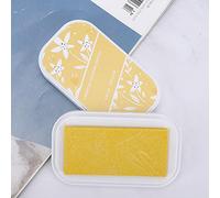 RiToEasysports Tampon Encreur Couleur, Emballage Petit et Compact, Tampon Encreur Non Toxique, Facile à Utiliser, Bricolage pour Projets D'artisanat, Bleu Flash, or (#3)