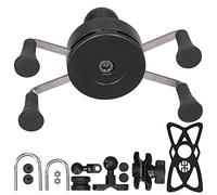 RiToEasysports Technote de Socket de Bille du Support de Téléphone Mobile pour Le Pixel iOS XS XR pour Le Support de Téléphone Portable (B (Noir))