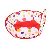 RiToEasysports Tente Pop Up pour Enfants avec Panier de Basket, Polyester | Centre D'activités pour Tout-petits de 1 à 5 Ans, Couleurs Douces Protégeant les Yeux, Pliage Facile pour le Rangement,