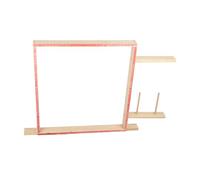 RiToEasysports Tobine à Tufting de Tapis Outil de Tapisserie 70x70 Cm, Cadre Ponctuel à Aiguille Multi-arrêt pour Pistolet Tuft, Surface Timinée à la Main pour les Artistes Expérimentés