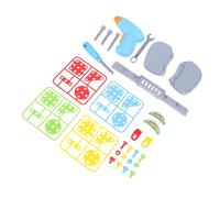 RiToEasysports Val Working Electric Drill Toy, 35+ Blocs, Ensemble Complet de Bâtiments Parent-Enfant, Comprend des Tournevis, du Développement de Compétences en Logique, Une Conception de sécurité