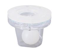 RiToEasysports Valve de Dalot à Bille Auto-videuse pour Bateau, en PVC Transparent HDPE, Valve de Vidange de Pont 1 1 8 Po, Nettoyage par Torsion, Contrôle du Reflux pour Navires, Yachts,