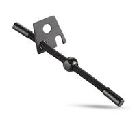 RiToEasysports Verrou de Canne à Pêche, Sangle de Support Réglable en Alliage d'aluminium avec Fonction de Détachement Rapide pour équipement de Pêche en Plein Air (Serrure à Tige)