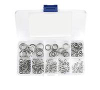 RiToEasysports Virginie 180pcs M2-M10 en Acier Inoxydable SS304 Spring Washing Machine-Strorting pour Réduire les Vibrations, les Coussins D'usure et Plus Idéal pour les Amoureux et les