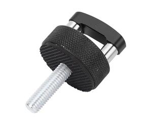 RiToEasysports Vis à Pouce à Dégagement Rapide en Acier Inoxydable, Fixation Supérieure Rigide en Aluminium, 6 Pièces avec Anneau en D usiné CNC pour JK 2007 à 2018 JL 2018 à 2022 JT 2018 à 2022