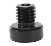 RiToEasysports Vis de Bouchon Arrière de Queue de Billard, Manchon en Caoutchouc en Alliage D'aluminium, Bouchon d'extrémité de Queue de Billard de Remplacement avec Une Finition Soignée,