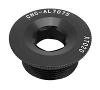 RiToEasysports Vis de Bras de manivelle, Boulon de Bras de manivelle pour Bouchon de Support de vélo de Route de Montagne vis de pédalier M20 pièce de Rechange Merveilleuse(Noir) Vis Manivelle Al7075