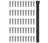 RiToEasysports Vis de Cubes de Roue en Acier Inoxydable RC (M2.5)