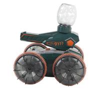 RiToEasysports Voiture Cascadeuse RC, Jouet sur Chenilles télécommandé 2,4 GHz avec Pneus Haute Résistance et Technologie étanche, pour Jeux D'aventure sur Terre et sur l'eau (Green)