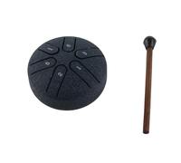 RiToEasysports Worry Tongue Drum Instrument de Percussion avec, Mini Tambour à Main 6 Notes pour Créer une variété de Rythmes, pour Débutants et Musiciens Expérimentés (bleu marine)