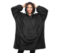 RITOSTA Pull Femme Sweat à Capuche Plaid Polaire à Manches Chaud Couverture à Capuche Hiver Oversize Hoodie Sweatshirt Doux Sweat a Capuche avec de Grandes Poches Cadeau Noel