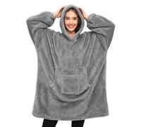 RITOSTA Pull Femme Sweat à Capuche Plaid Polaire à Manches Chaud Couverture à Capuche Hiver Oversize Hoodie Sweatshirt Doux Sweat a Capuche avec de Grandes Poches Cadeau Noel