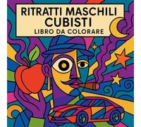Ritratti maschili cubisti - Libro da colorare