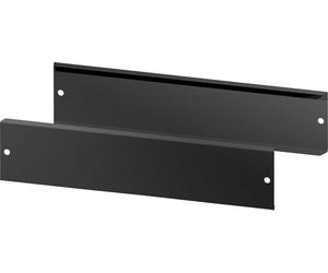 Rittal 2830061 enjoliveur, panneau, diaphragme, obturateur Tôle dacier noir (RAL 9005) 2 pc(s)
