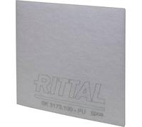 Rittal Tapis de filtre à air 3173.100 fibres synthétiques blanc 289×289×17 mm 5 pièces