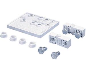 Rittal 9581.000 Polystyrène gris clair (RAL 7035) 2 pc(s)