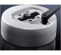 Rittal CP 6206.300 Raccord pivotant, inclinable Zinc moulé sous pression gris clair (RAL 7035) 1 pc(s) Piece