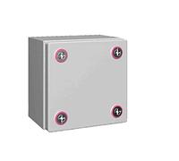Rittal KX 1500.000 Coffret dinstallation, Boîtier mural 150 x 150 x 120 Tôle dacier gris clair 1 pc(s)