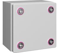 Rittal KX 1500.000 Coffret d'installation, Boîtier mural 150 x 150 x 120 Tôle d'acier gris clair 1 pc(s)