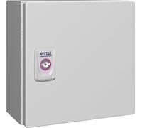 Rittal KX 1549.000 Coffret d'installation, Boîtier mural 200 x 200 x 120 Tôle d'acier gris clair (RAL 7035) 1 pc(s)