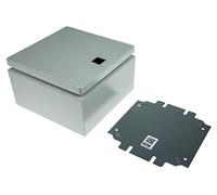 Rittal KX 1549.000 Coffret dinstallation, Boîtier mural 200 x 200 x 120 Tôle dacier gris clair (RAL 7035) 1 pc(s)