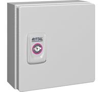 Rittal KX 1551.000 Coffret d'installation, Boîtier mural 150 x 150 x 80 Tôle d'acier gris clair (RAL 7035) 1 pc(s)