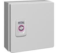 Rittal KX 1551.000 Coffret dinstallation, Boîtier mural 150 x 150 x 80 Tôle dacier gris clair (RAL 7035) 1 pc(s)