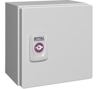 Rittal KX 1553.000 Coffret d'installation, Boîtier mural 150 x 150 x 120 Tôle d'acier gris clair (RAL 7035) 1 pc(s)
