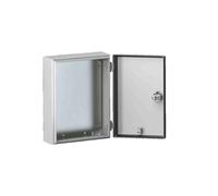 Rittal KX 1553.000 Coffret d'installation, Boîtier mural 150 x 150 x 120 Tôle d'acier gris clair (RAL 7035) 1 pc(s)