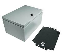 Rittal Coffret mural KX 1574.000 – 200 x 300 x 155, tôle d'acier gris clair RAL 7035